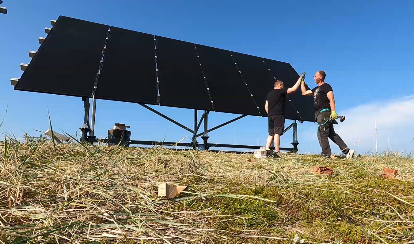 Солнечная энергосистема на арктической метеостанции Индига, Баренцево море