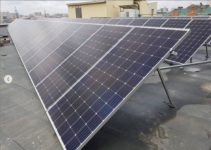Сетевая солнечная энергосистема 40 кВт