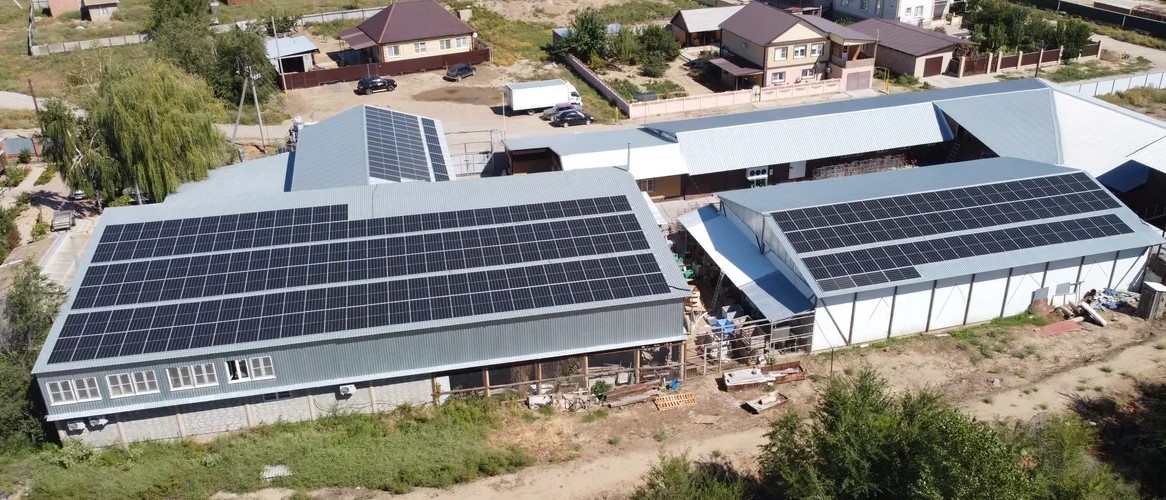 Сетевая солнечная энергосистема 151,2 кВт